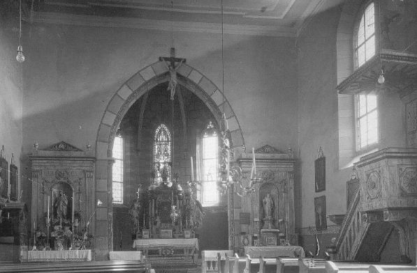 2014 02 11 f43abaa6 Kirche Innen 1918 1929 Copyright Pfarrei St Georg Hoheim